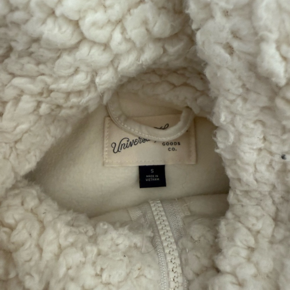 Universal Thread Cream Teddy Jacket - image 2